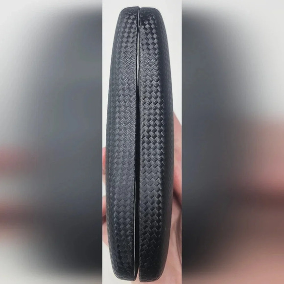 Ray-Ban Black Carbon Fiber Style Eyeglass Hard Clam Shell CASE ONLY - Picture 3 of 13